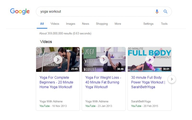 youtube seo google