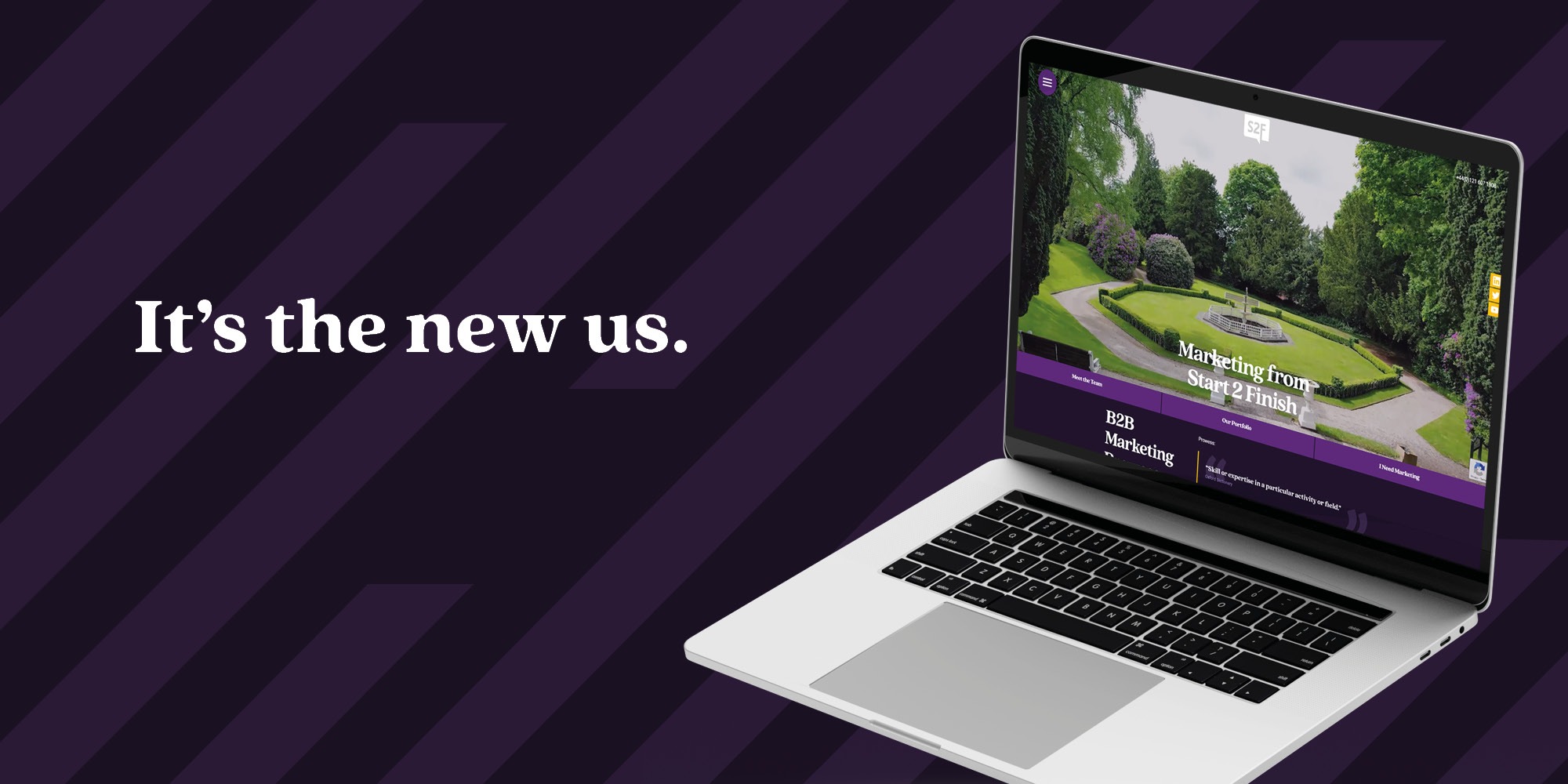 New website by S2F Marketing - Birmingham Marketing Agency