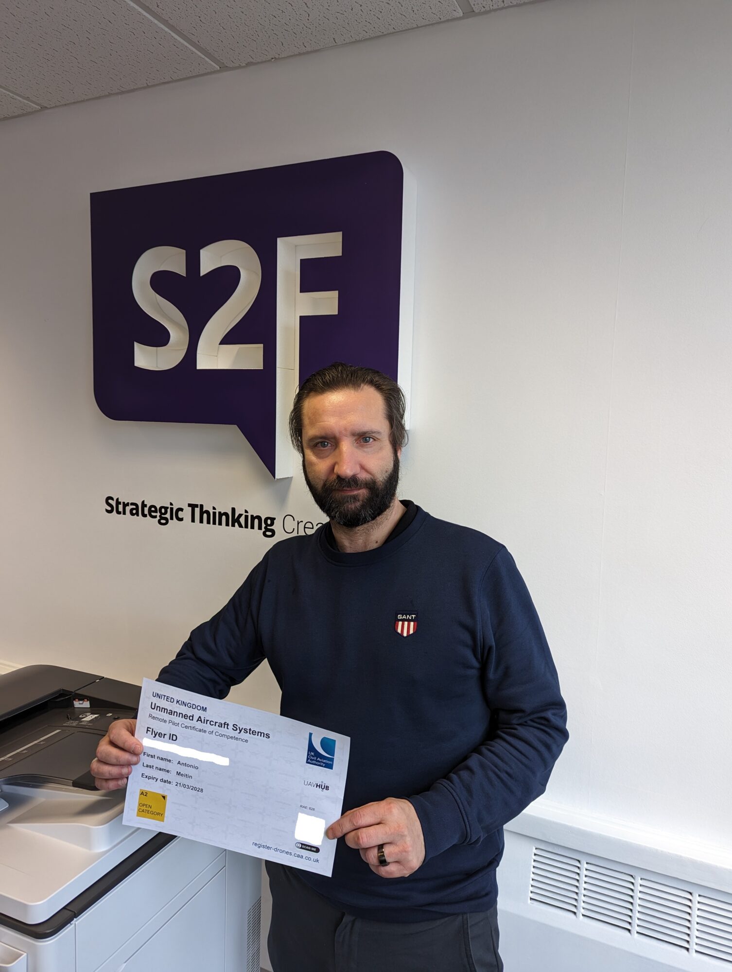 Antonio drone certificate