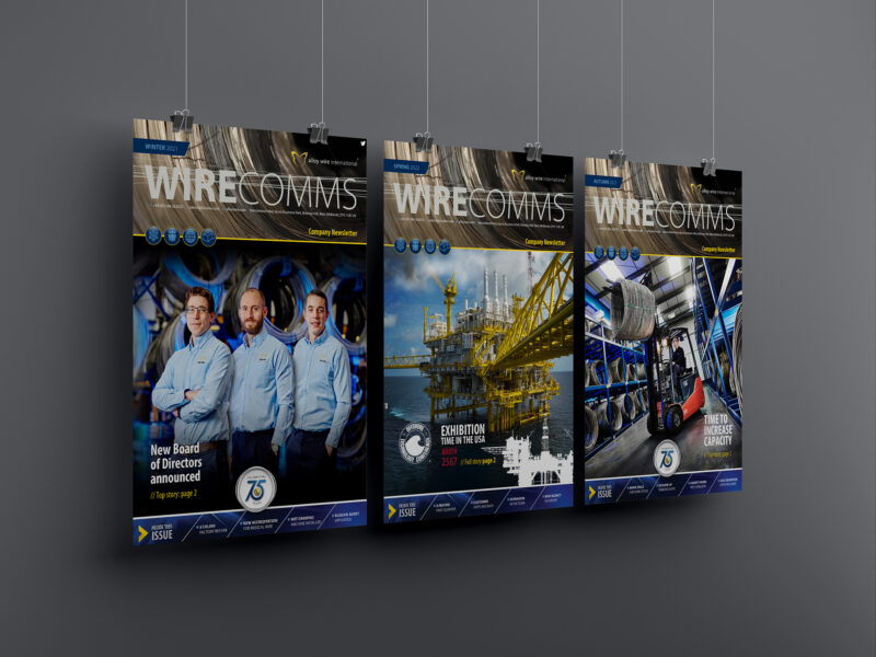 Alloy Wire adverts and newsletters