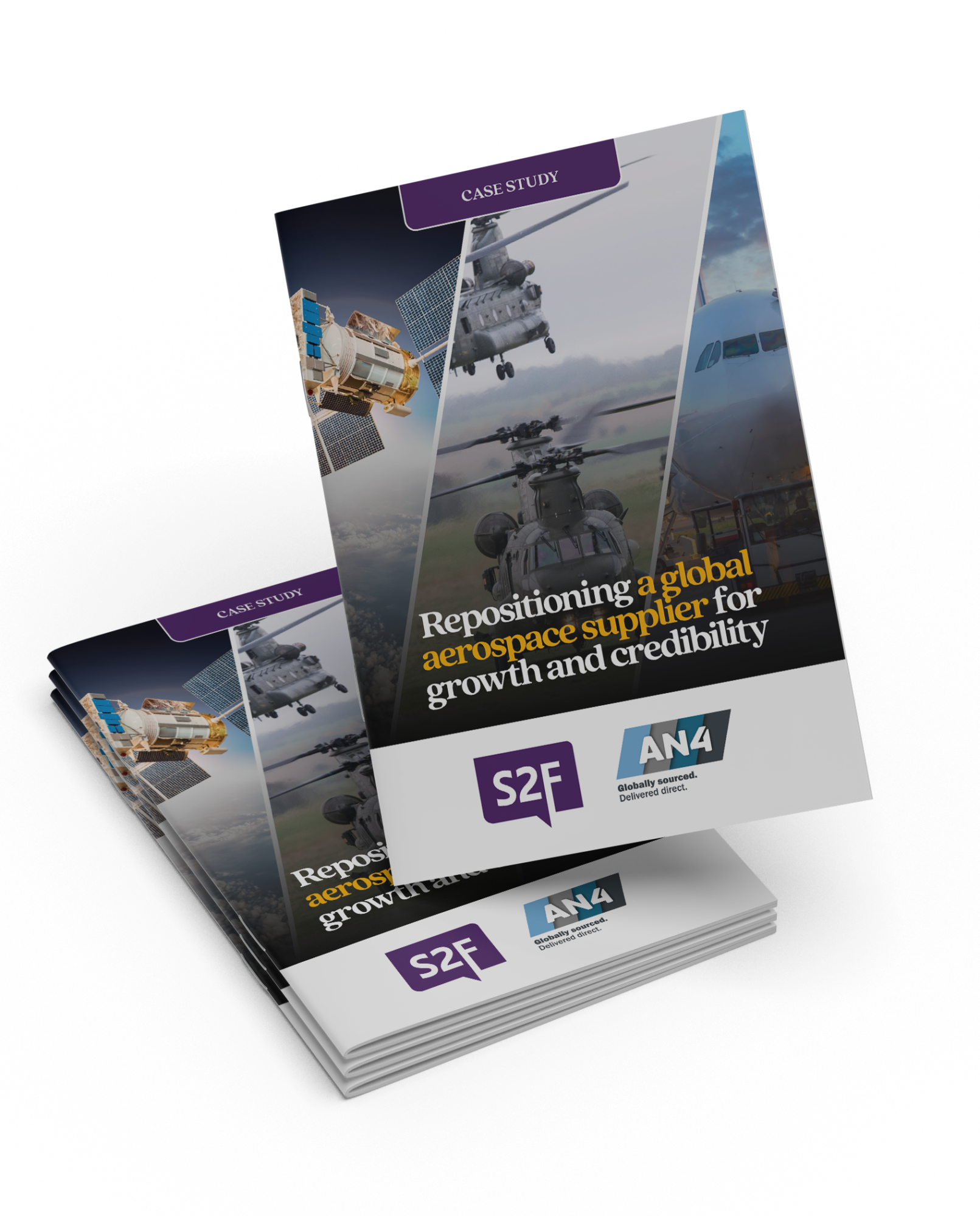 Repositioning a global aerospace supplier for growth and credibility AN4 Group is a UK-based procurement and supply chain organisation supporting aerospace, defence, aviation, and public sector clients worldwide. Established in 1989, the business has built a strong reputation for reliability, technical expertise, and global sourcing capability.