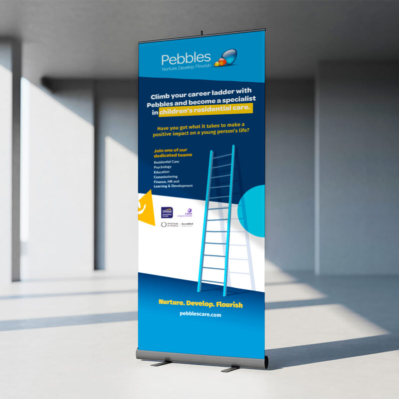 Pebbles-banner-stand