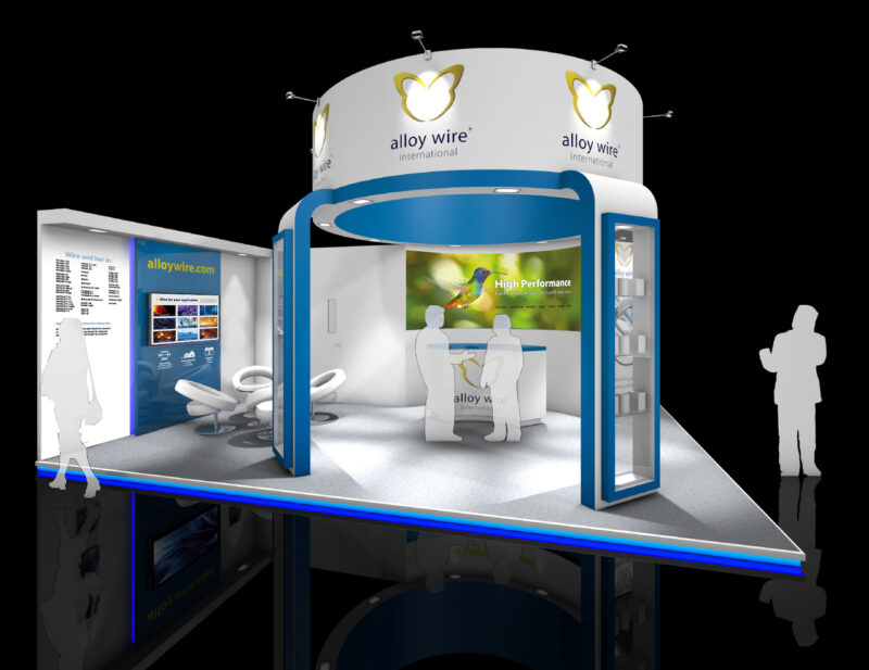 Alloywire exhibition graphics