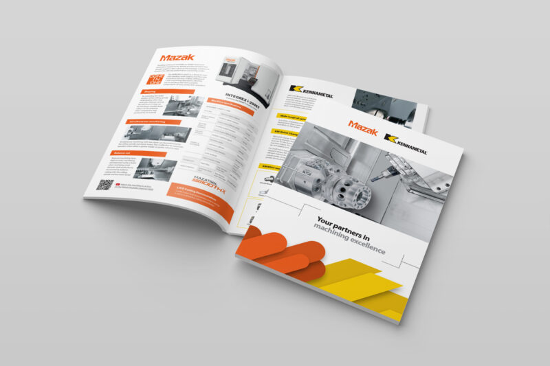 Mazak dual branded brochure