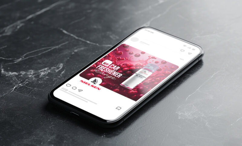 Nielsen Professional social card design