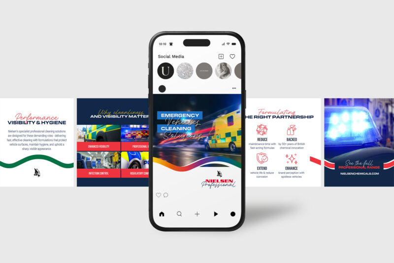 Nielsen Professional social card design