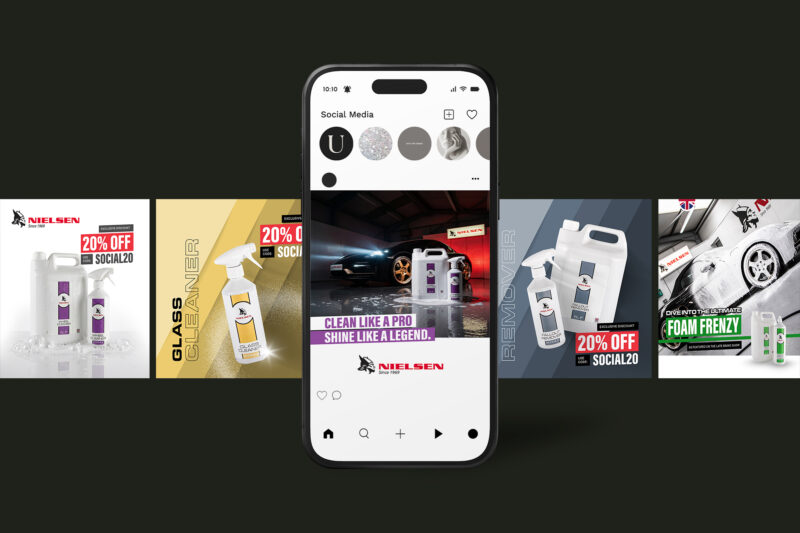 Nielsen Retail social card design