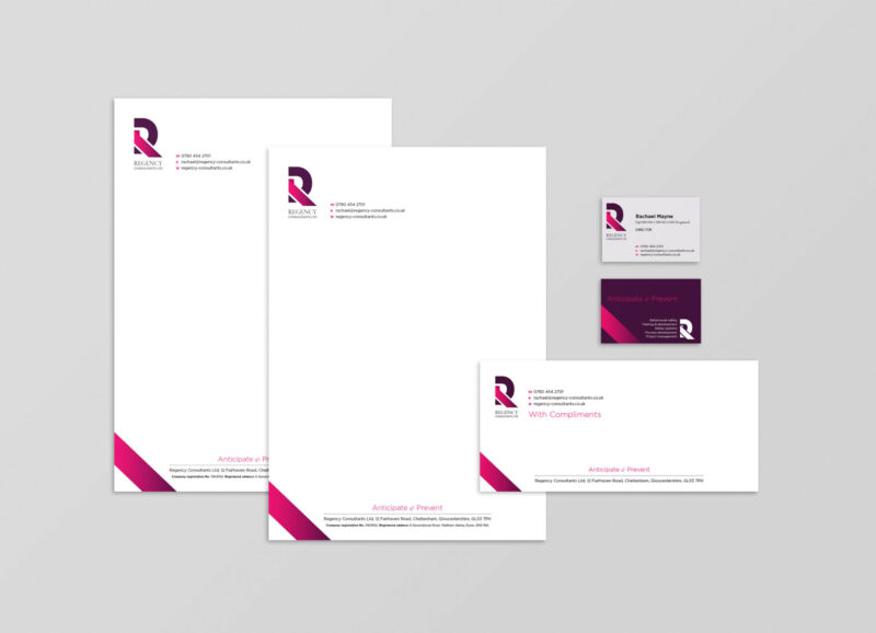 Regency Consultants stationery set