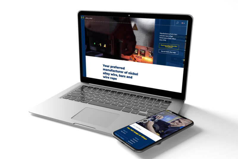 Manufacturing website design