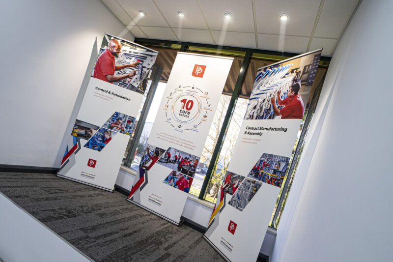 Roller banner design