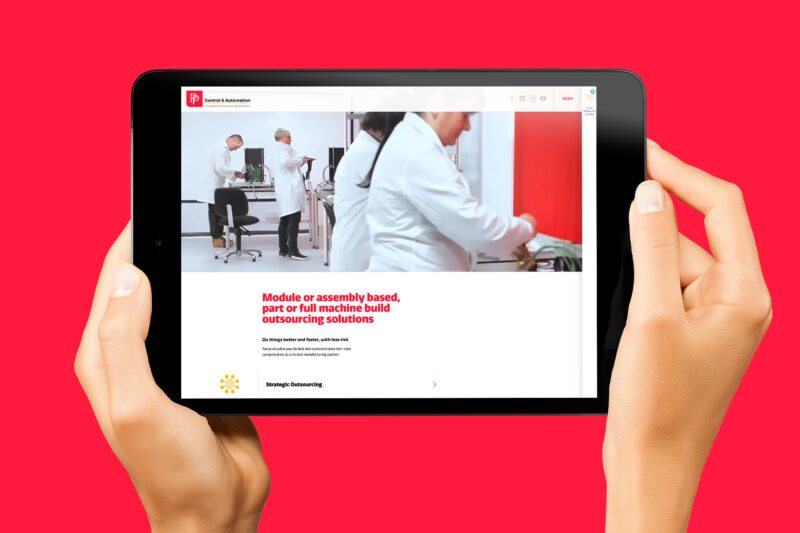 Manufacturing website design